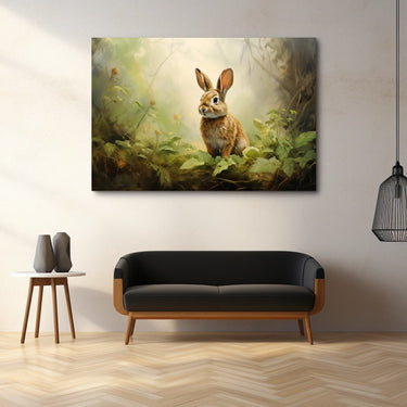 Rabbit Acrylic Painting